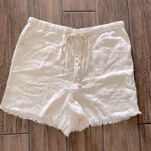 Free People Linen Blend Shorts Size Large